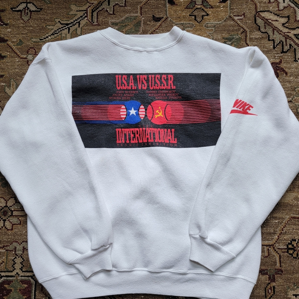 NIKE vintage tennis sweatshirt 1988 LRG